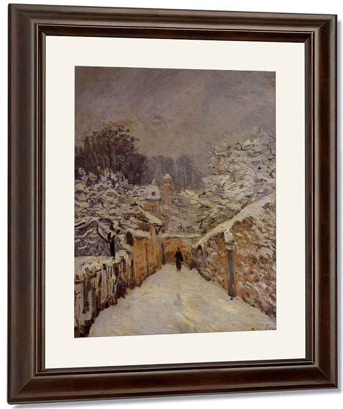 Snow At Louveciennes1 By Alfred Sisley