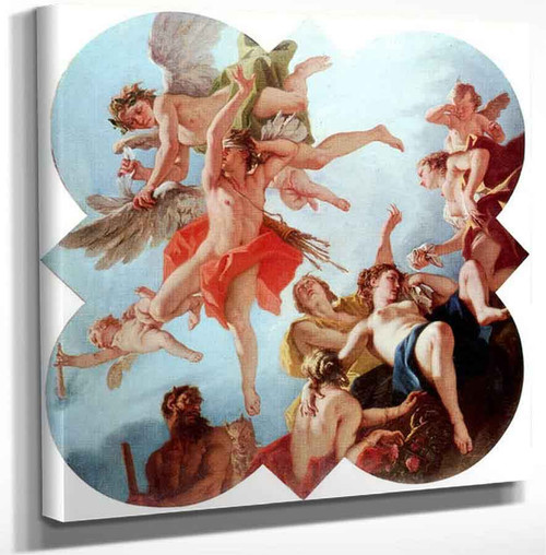 Punishment Of Cupid By Sebastiano Ricci Art Reproduction