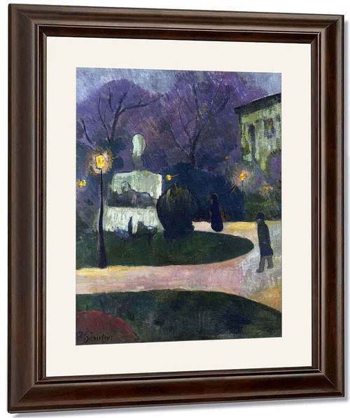 Square With Street Lamp By Paul Serusier