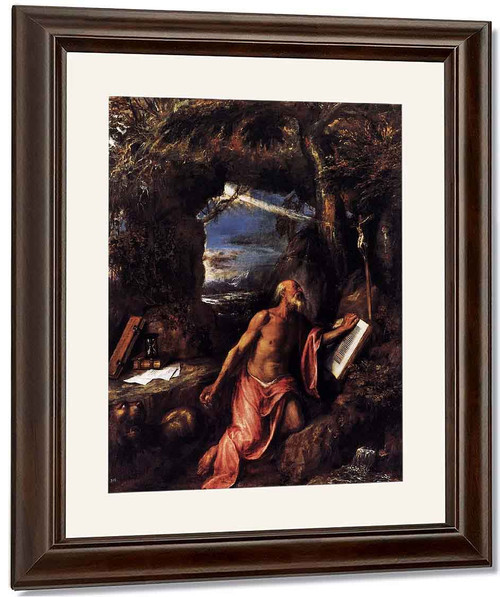 St Jerome 2 By Titian