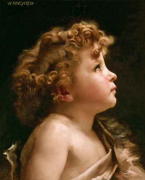St John The Baptist As A Child By William Bouguereau By William Bouguereau