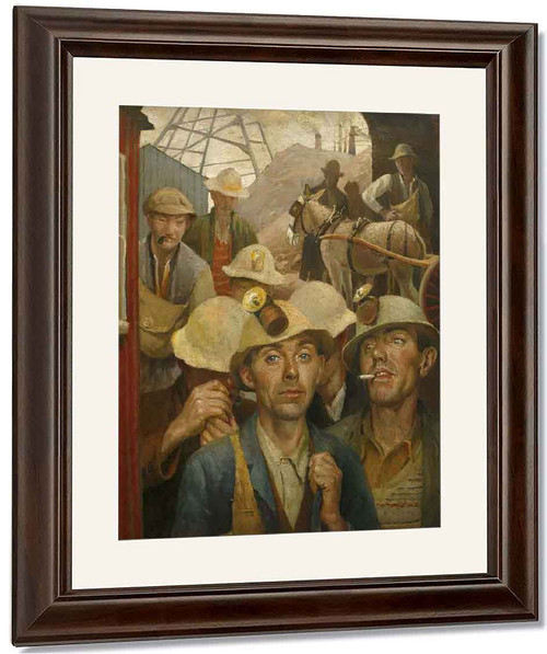 St Just Tin Miners By Harold Harvey