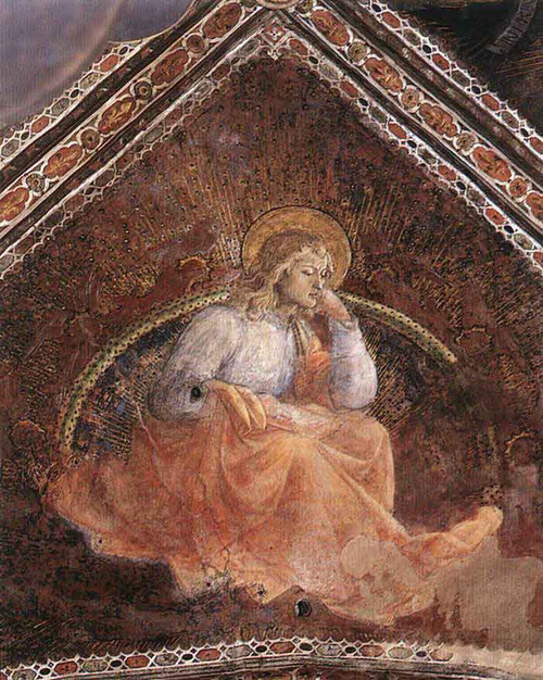 St Luke The Evangelist 1 By Fra Filippo Lippi