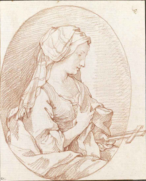 St Marguerite By Charles Joseph Natoire By Charles Joseph Natoire