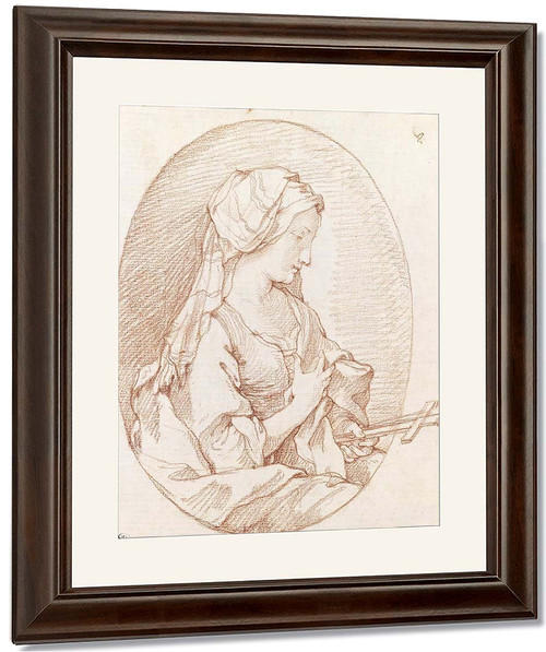 St Marguerite By Charles Joseph Natoire By Charles Joseph Natoire