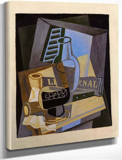 Still Life In Front Of The Wiindow By Juan Gris