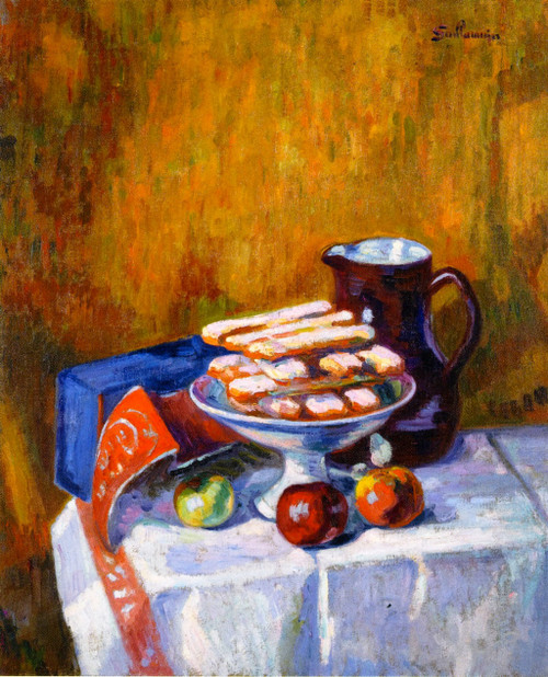 Still Life With Biscuits By Armand Guillaumin