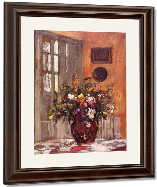 Still Life With Bouquet Of Flowers By Ker Xavier Roussel