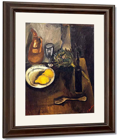 Still Life With Lemons By Chaim Soutine