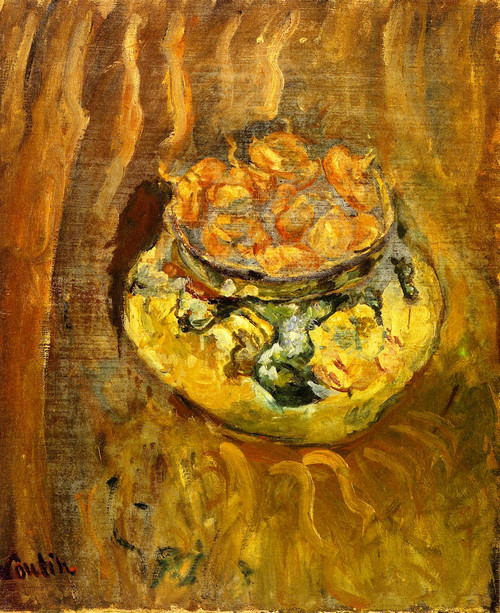 Still Life With Round Table By Chaim Soutine