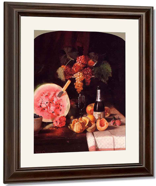 Still Life With Watermelon By William Merritt Chase By William Merritt Chase