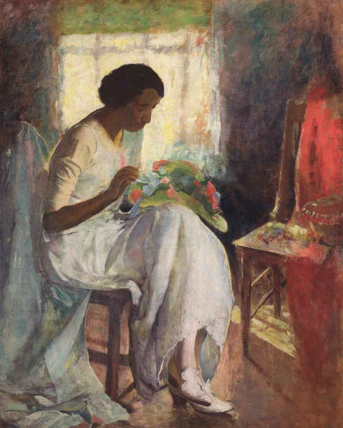 Summer Millinery By Charles W. Hawthorne