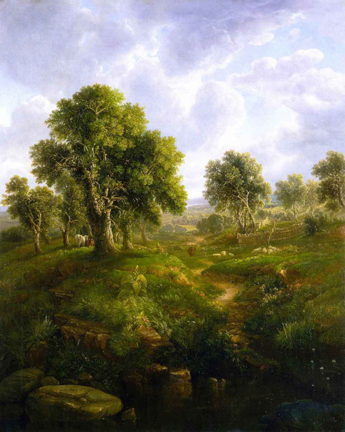 Summer Pastures By William Mason Brown