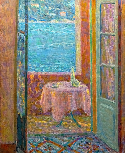 Table By The Sea, Villefranche Sur Mer By Henri Le Sidaner
