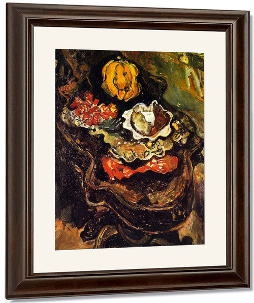 Table With Food By Chaim Soutine