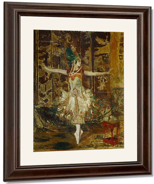 Tamara Karsavina Dancing In L'oiseau De Feu Ballet By Igor Stravinsky By Jacques Emile Blanche By Jacques Emile Blanche