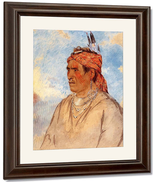 Ten Squat A Way, The Open Door, The Shawnee Prophet, Shawnee By George Catlin By George Catlin