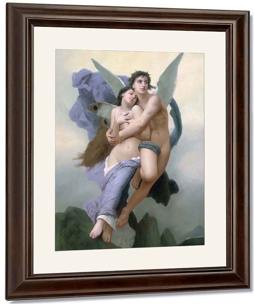 The Abduction Of Psyche By William Bouguereau By William Bouguereau