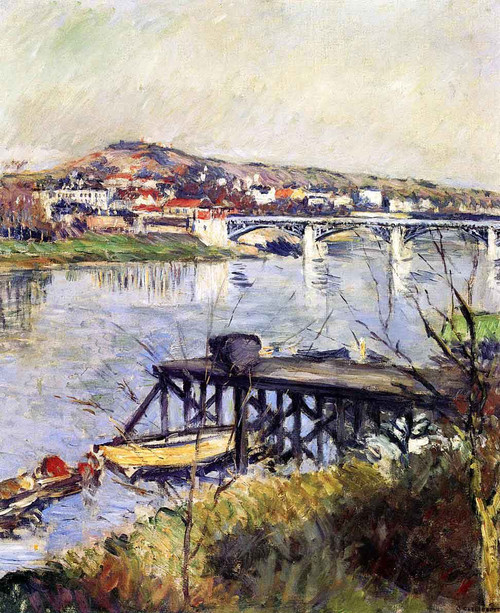 The Argenteuil Bridge By Gustave Caillebotte By Gustave Caillebotte