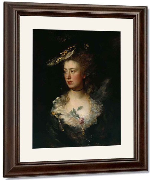 The Artist's Daughter Mary By Thomas Gainsborough By Thomas Gainsborough