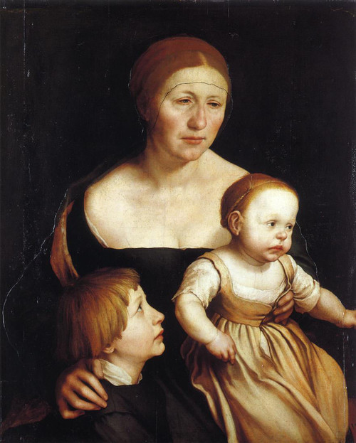 The Artist's Family By Hans Holbein The Younger By Hans Holbein The Younger