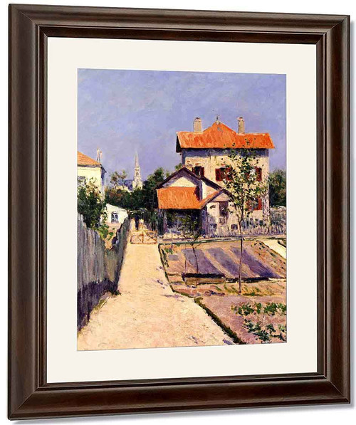 The Artist's House At Petit Gennevilliers By Gustave Caillebotte By Gustave Caillebotte