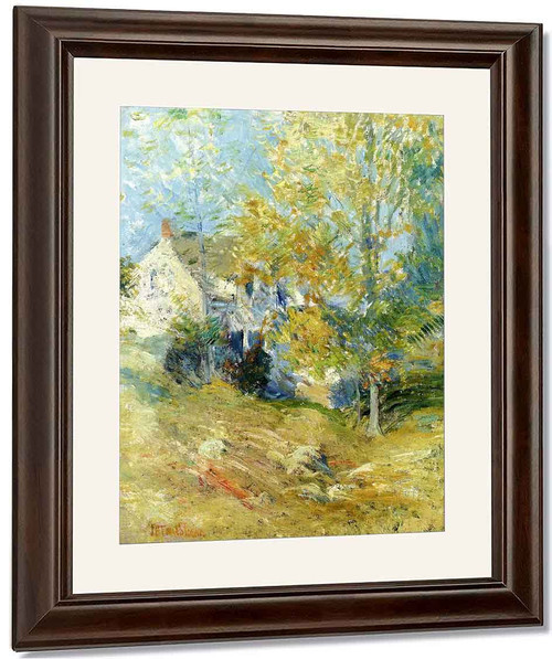 The Artist's House Through The Trees By John Twachtman