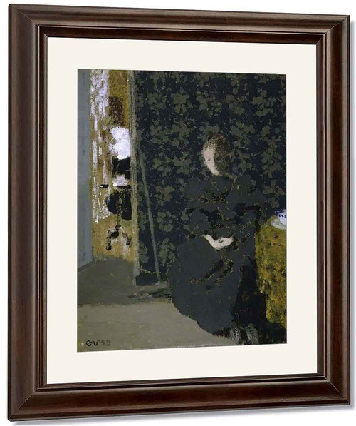 The Artist's Sister With A Cup Of Coffee By Edouard Vuillard