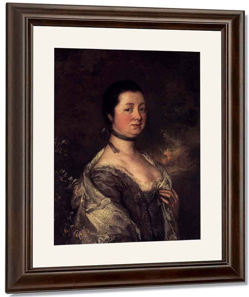 The Artist's Wife By Thomas Gainsborough By Thomas Gainsborough