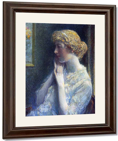 The Ash Blond By Frederick Childe Hassam By Frederick Childe Hassam