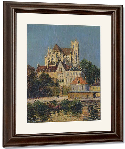 The Auxerre Cathedral 2 By Gustave Loiseau By Gustave Loiseau