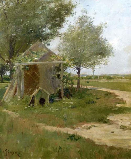 The Back Yard, Shinnecock, Long Island, New York By William Merritt Chase By William Merritt Chase The Back Yard, Shinnecock, Long Island, New York By William Merritt Chase By William Merritt Chase