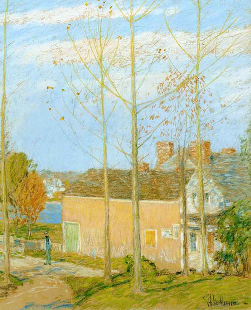 The Barn, Cos Cob By Frederick Childe Hassam By Frederick Childe Hassam The Barn, Cos Cob By Frederick Childe Hassam By Frederick Childe Hassam
