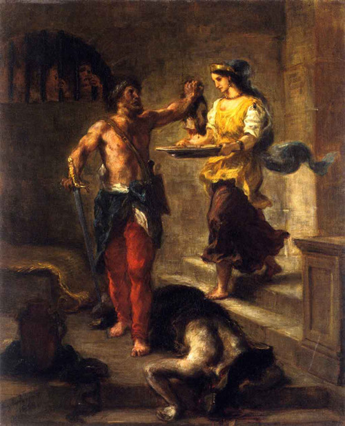 The Beheading Of John The Baptist By Eugene Delacroix By Eugene Delacroix