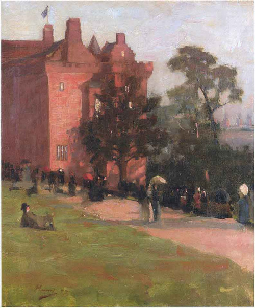 The Bishop's Castle By Sir John Lavery, R.A. By Sir John Lavery, R.A.