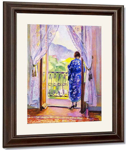 The Blue Robe By Henri Lebasque By Henri Lebasque