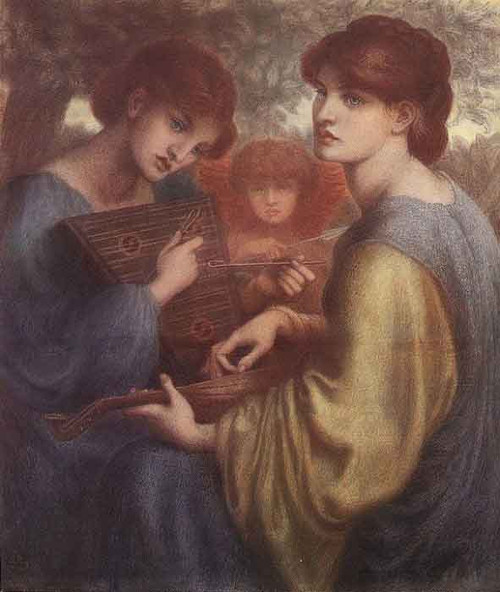 The Bower Meadow Study1 By Dante Gabriel Rossetti