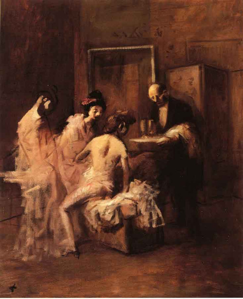 The Box By Jean Louis Forain By Jean Louis Forain