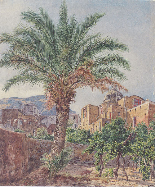 The Cathedral Of Capri By Rudolf Von Alt