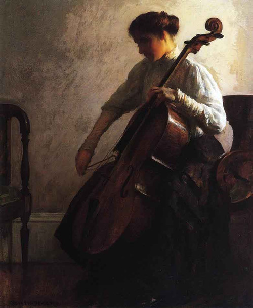 The Cellist By Joseph Rodefer Decamp By Joseph Rodefer Decamp
