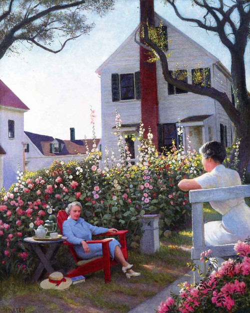 The Conversation By William Macgregor Paxton By William Macgregor Paxton