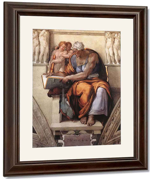 The Cumaean Sibyl 14 By Michelangelo Buonarroti By Michelangelo Buonarroti