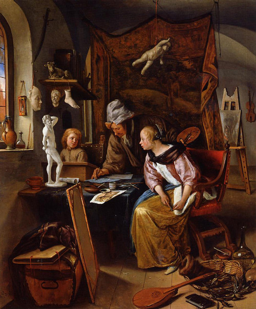 The Drawing Lesson By Jan Steen