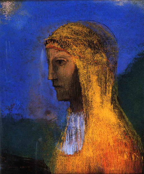 The Druidess By Odilon Redon By Odilon Redon