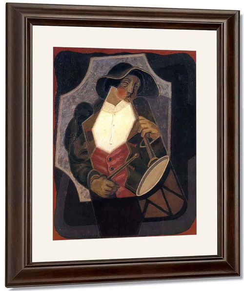The Drummer By Juan Gris