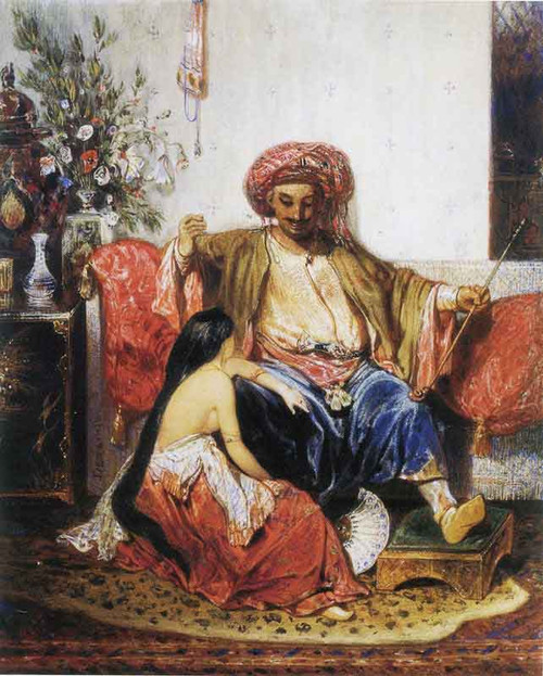 The Favourite Of The Pasha By Alexandre Gabriel Decamps The Favourite Of The Pasha By Alexandre Gabriel Decamps