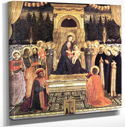 San Marco Altarpiece By Fra Angelico Art Reproduction