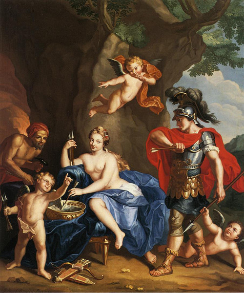 The Forge Of Vulcan By John Singleton Copley By John Singleton Copley