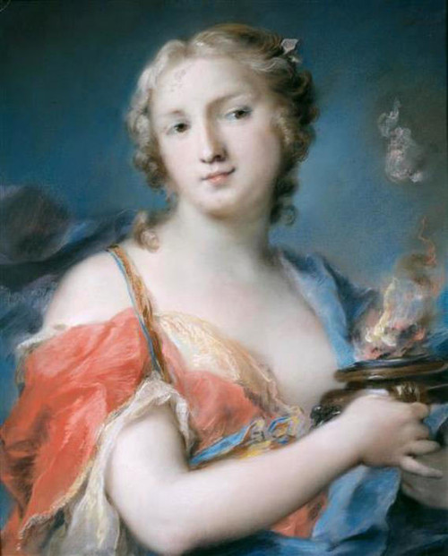 The Four Elements, Fire By Rosalba Carriera By Rosalba Carriera