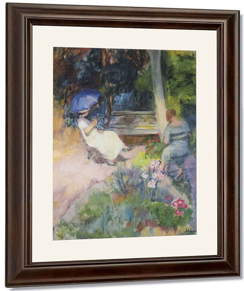 The Garden1 By Henri Lebasque By Henri Lebasque